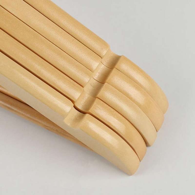 5piece Wood Hangers for Clothes Suit Shirt Sweaters Dress Organizer