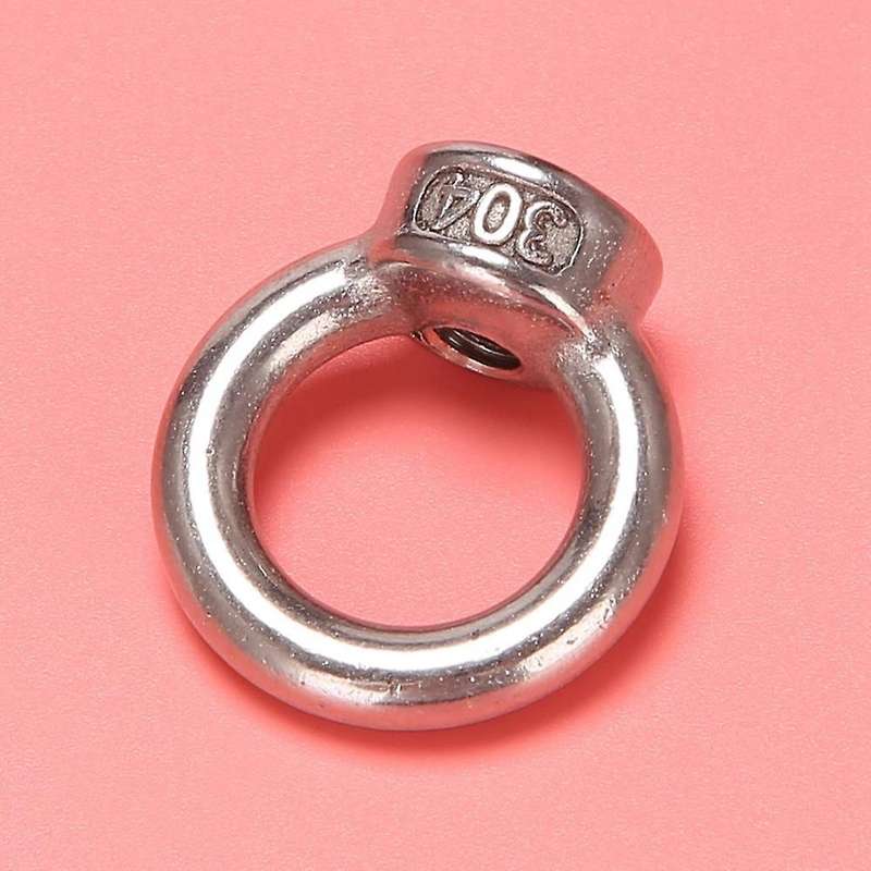 10 Stuecke Oesenschraube Augenschraube Bolzen Silber M6 6mm