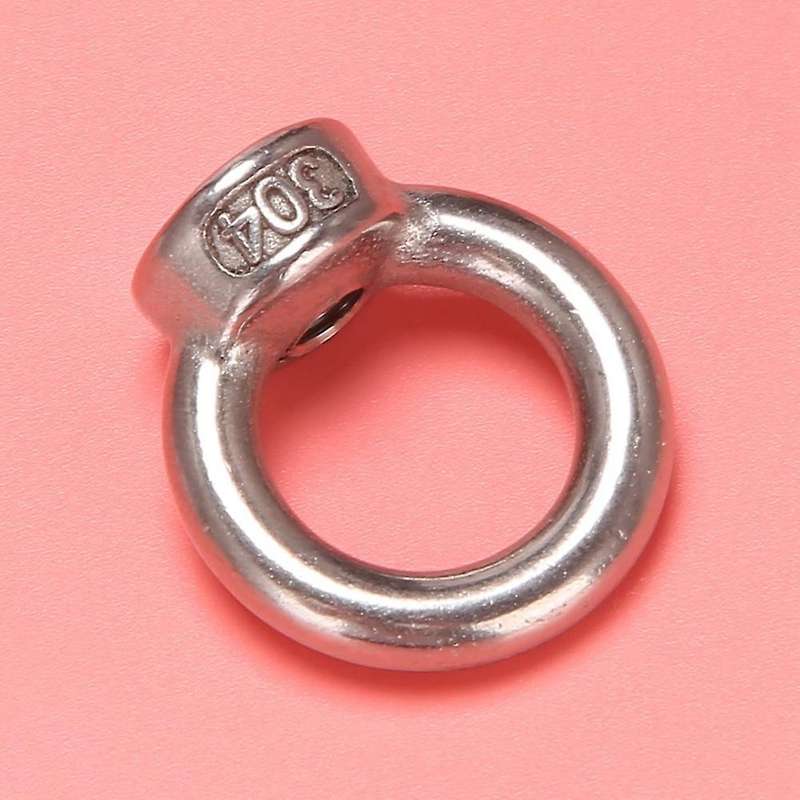10 Stuecke Oesenschraube Augenschraube Bolzen Silber M6 6mm