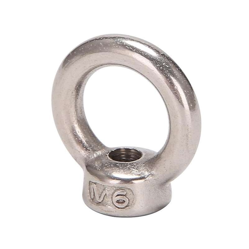 10 Stuecke Oesenschraube Augenschraube Bolzen Silber M6 6mm