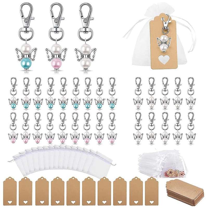 Guardian Angel Pendant,with Star Pendant Keychain Lucky Favors