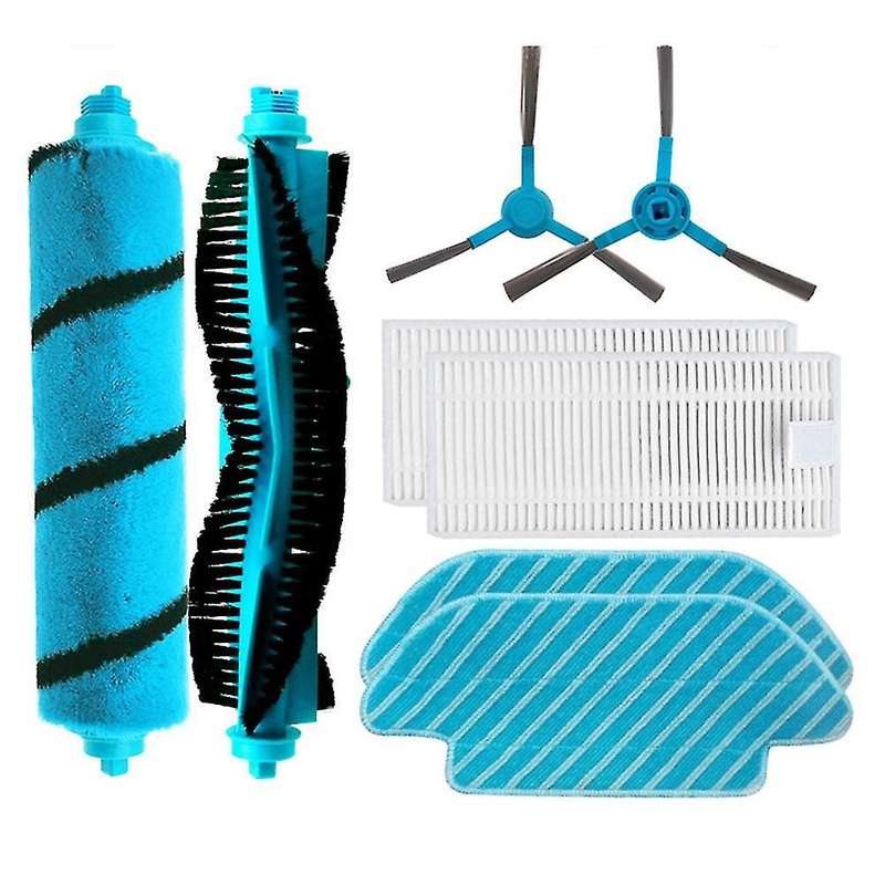 Main Brush Side Brush Mop Cloths Rag for Cecotec Conga 4090 4690 5090