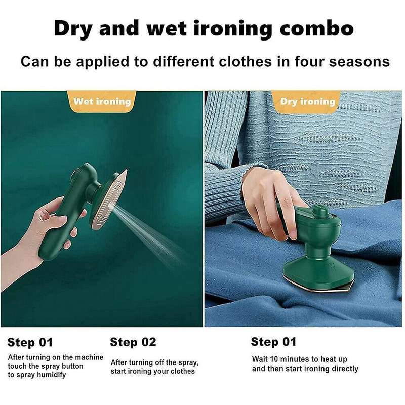 Travel Steamer for Clothes - Mini Steam Iron for Clothes Us Plug
