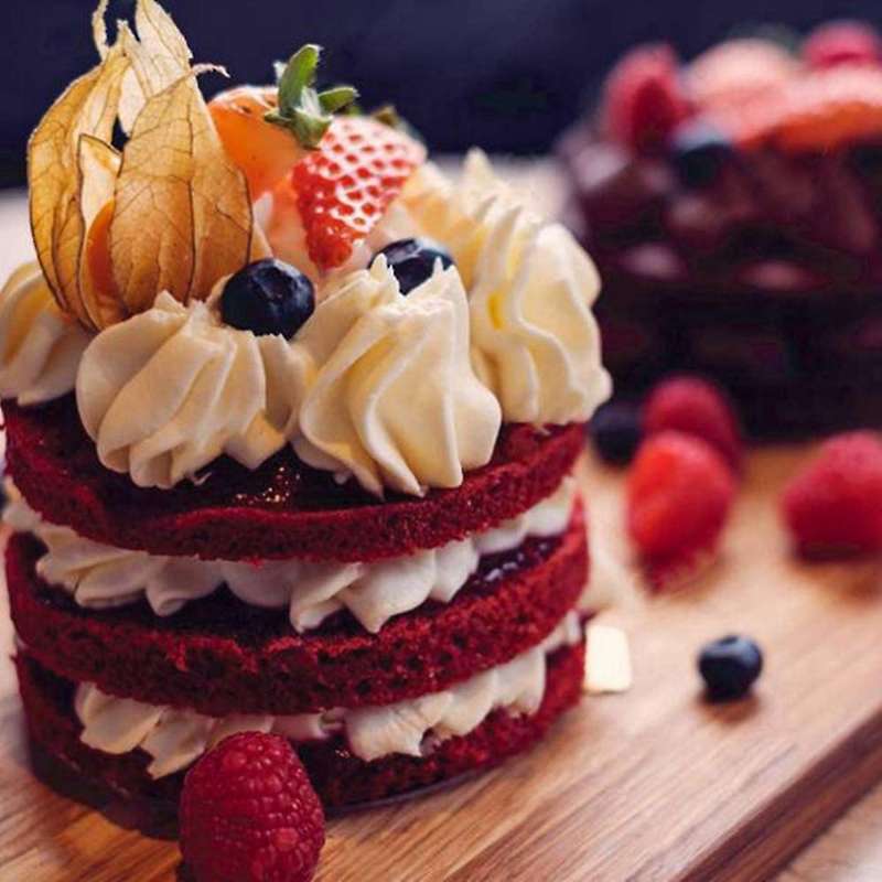9 Pcs Round Cake Mold Stainless Steel Mousse Mold, 3.15 Inches