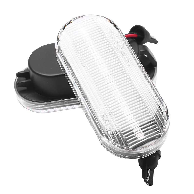 2pcs Lights for Seat Ibiza Leon Skoda Octavia Ford Focus Mk2(white)