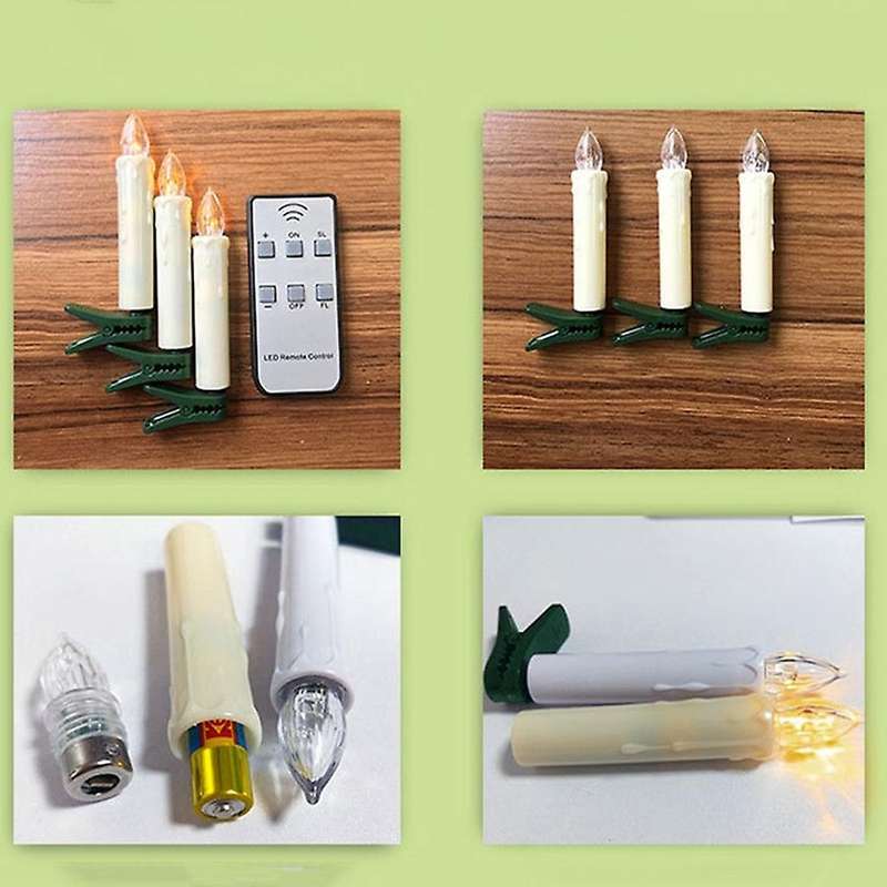 Flameless Remote Taper Candles Led Tea Light for Party Decoration