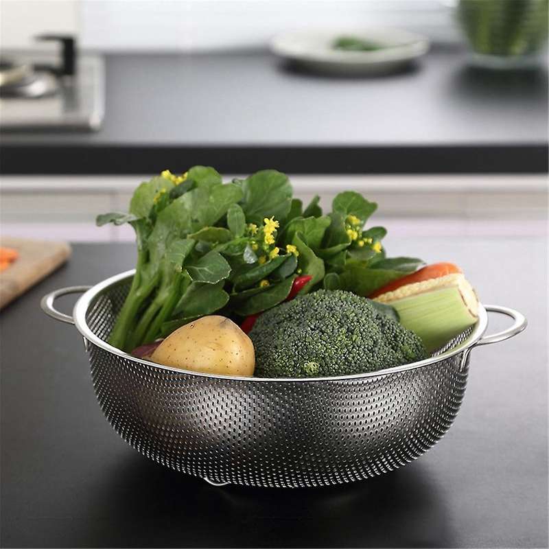 Stainless Steel Colanders with Handle,colander Perforated Strainer-m