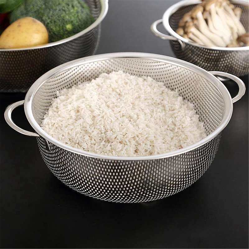 Stainless Steel Colanders with Handle,colander Perforated Strainer-m