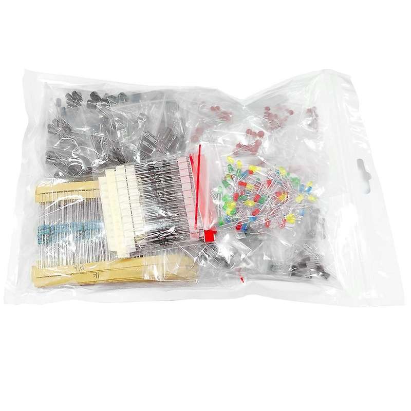 1390pcs Electronic Components Kit Led Diode Transistor Capacitor