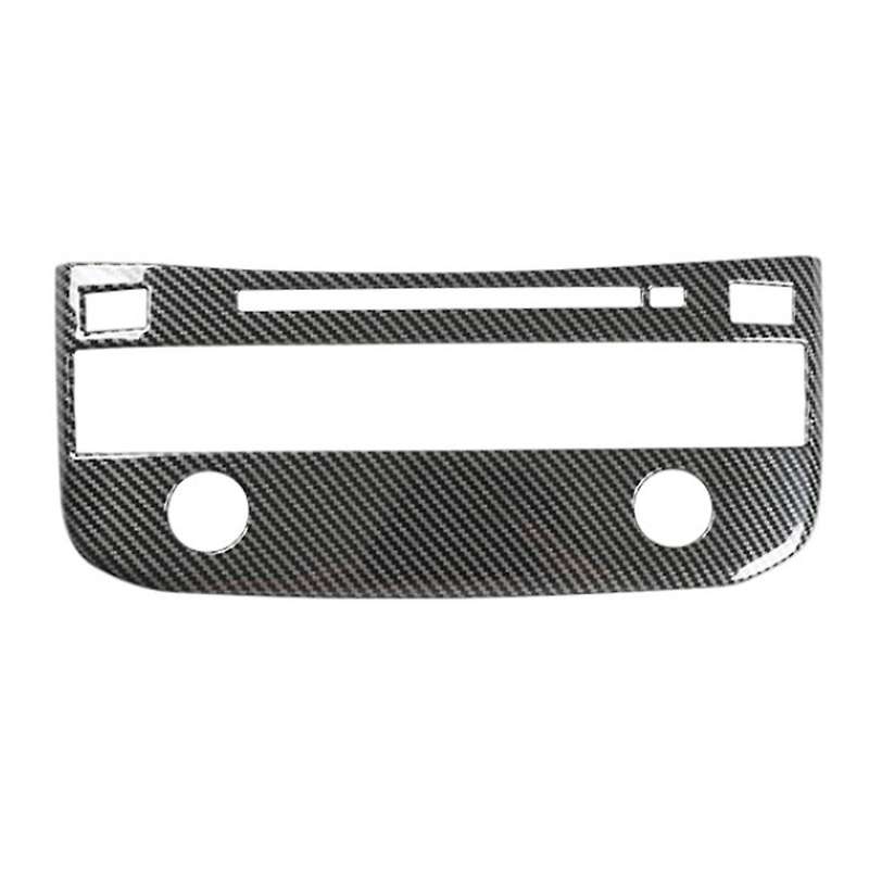 For -jaguar Xel 2018 2019 Carbon Fiber Car Air Conditioner Cd Panel