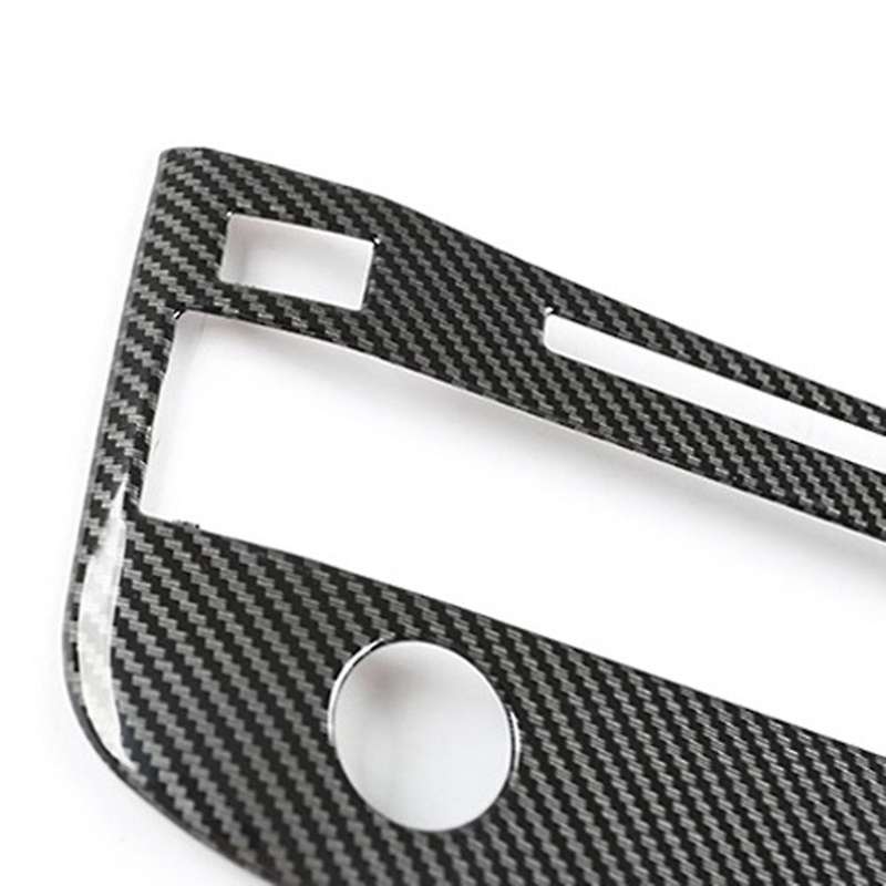 For -jaguar Xel 2018 2019 Carbon Fiber Car Air Conditioner Cd Panel