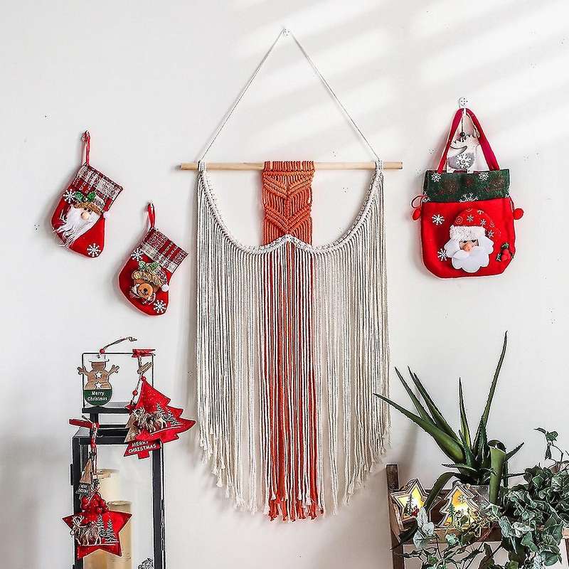 Macrame Wall Hanging Boho Decor Bohemian for Home Living Room Dorm