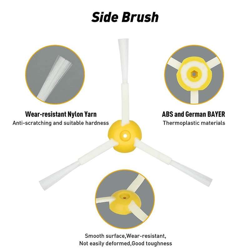 Roller Brush Side Brushes Hepa Filters for Irobot Roomba 800 Series