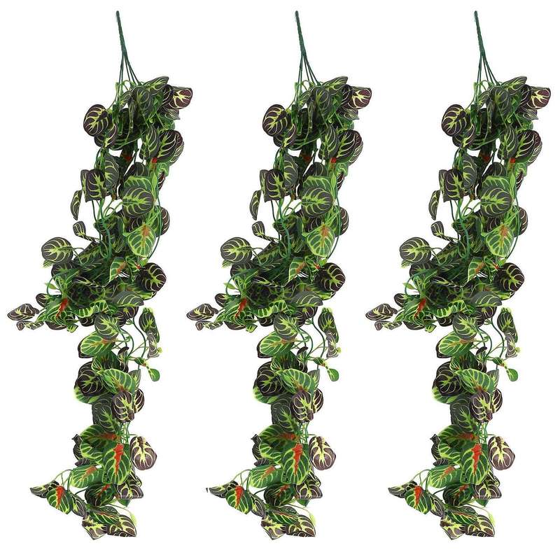 3pack Artificial Hanging Plants for Wedding Indoor Outdoor Decoration