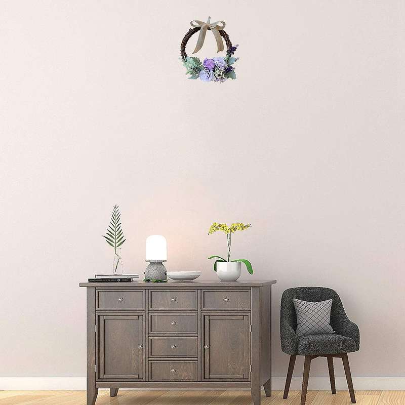 Artificial Rose Flower Hydrangea Wreath for Wedding Party Home Decor