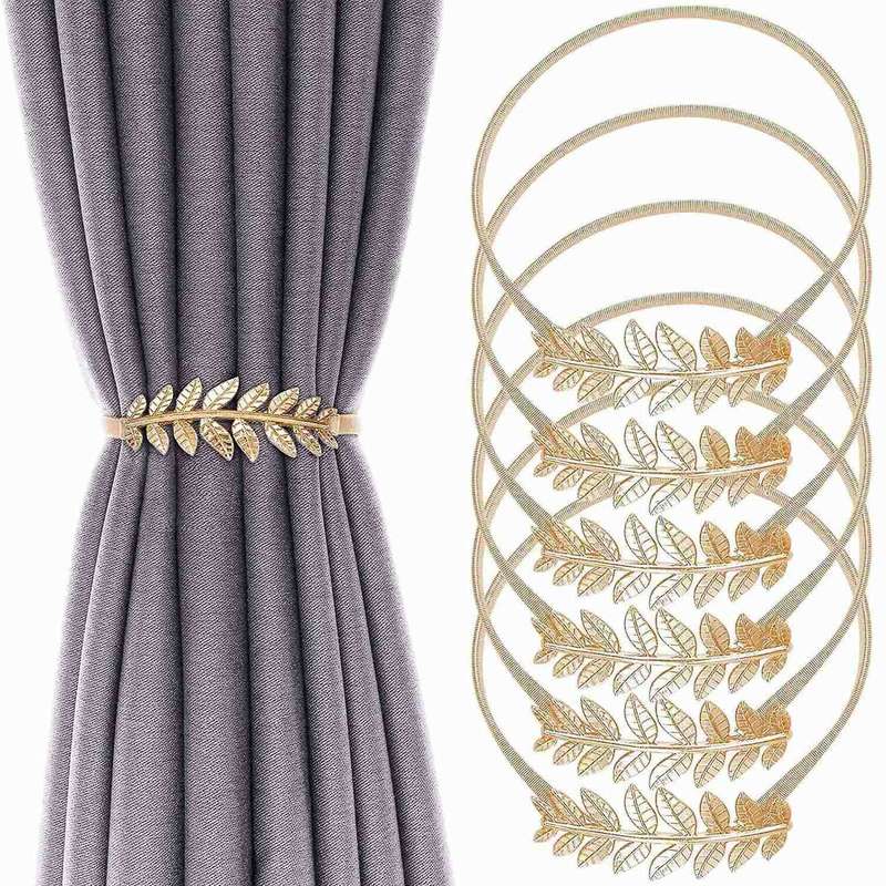 Curtain Tieback Leaf Carving Design Curtain Ties for Drapes Curtain 1