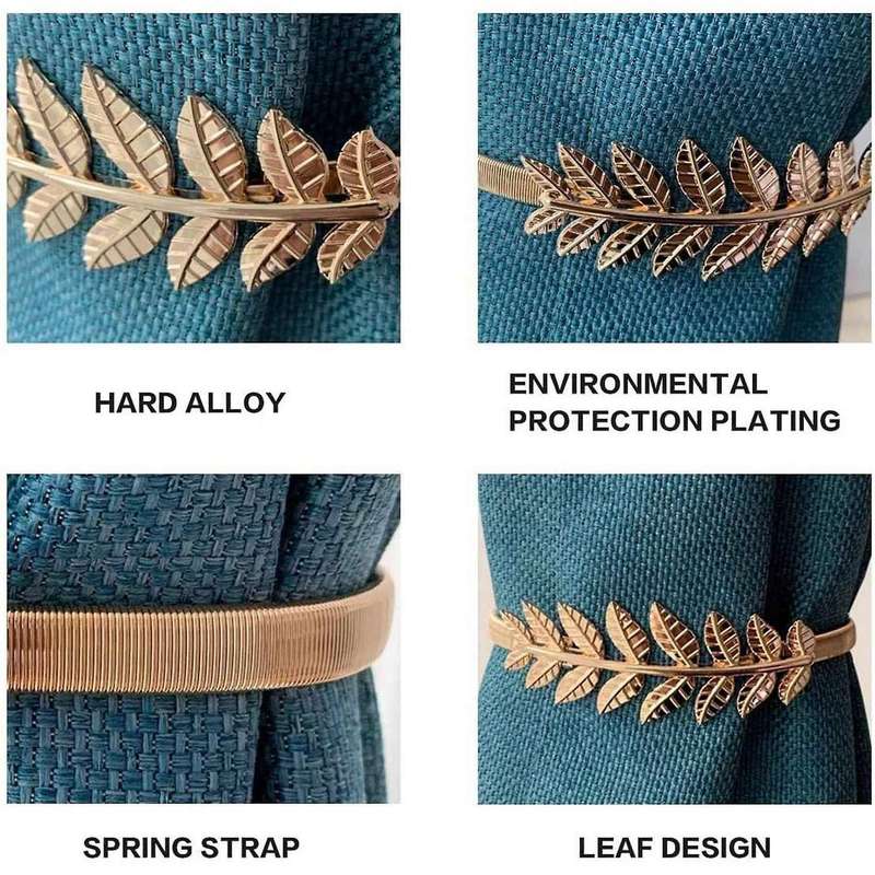 Curtain Tieback Leaf Carving Design Curtain Ties for Drapes Curtain 1