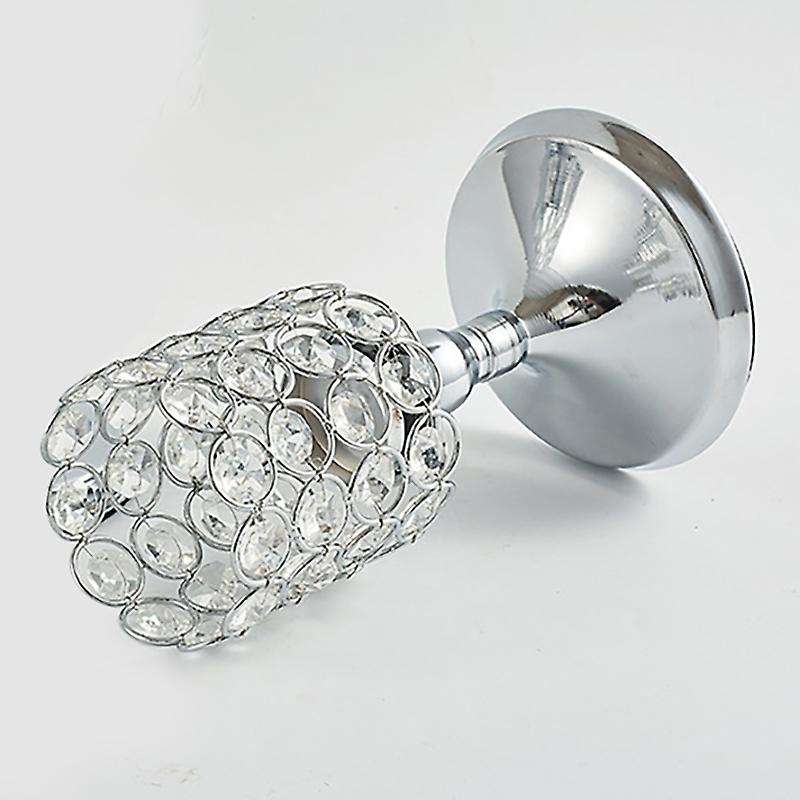 Crystal Candle Holder Hollow Glass Candlestick Home Decor A