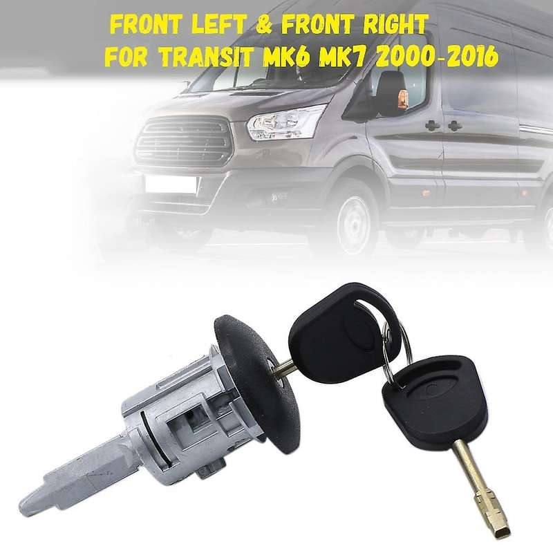 Car Front Right Door Lock Barrels for Ford Transit Mk6 Mk7 2000-2016