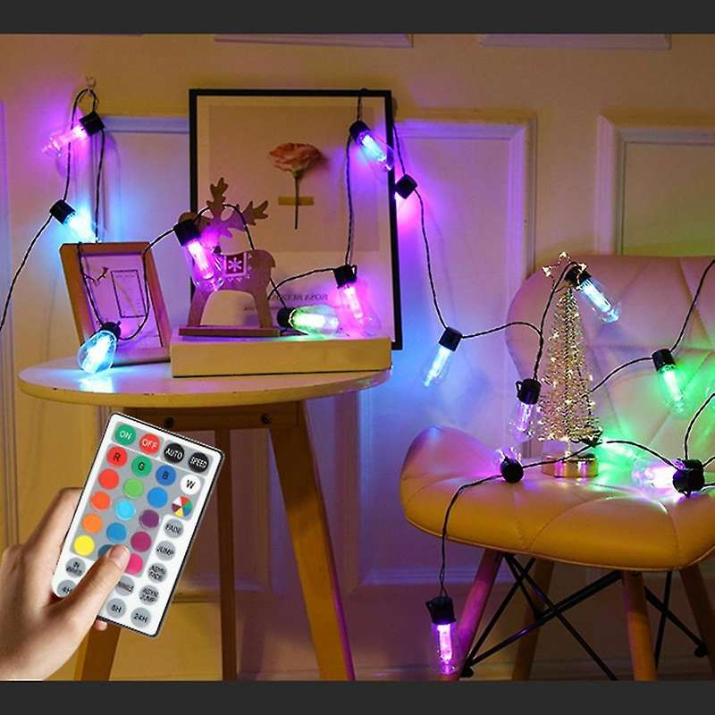Solar Led Bubble Crystal Ball Light Garden Fairy Light(10 Lamp Usb)