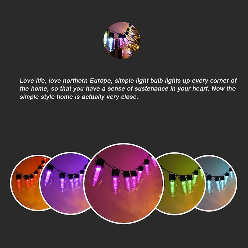Solar Led Bubble Crystal Ball Light Garden Fairy Light(10 Lamp Usb)