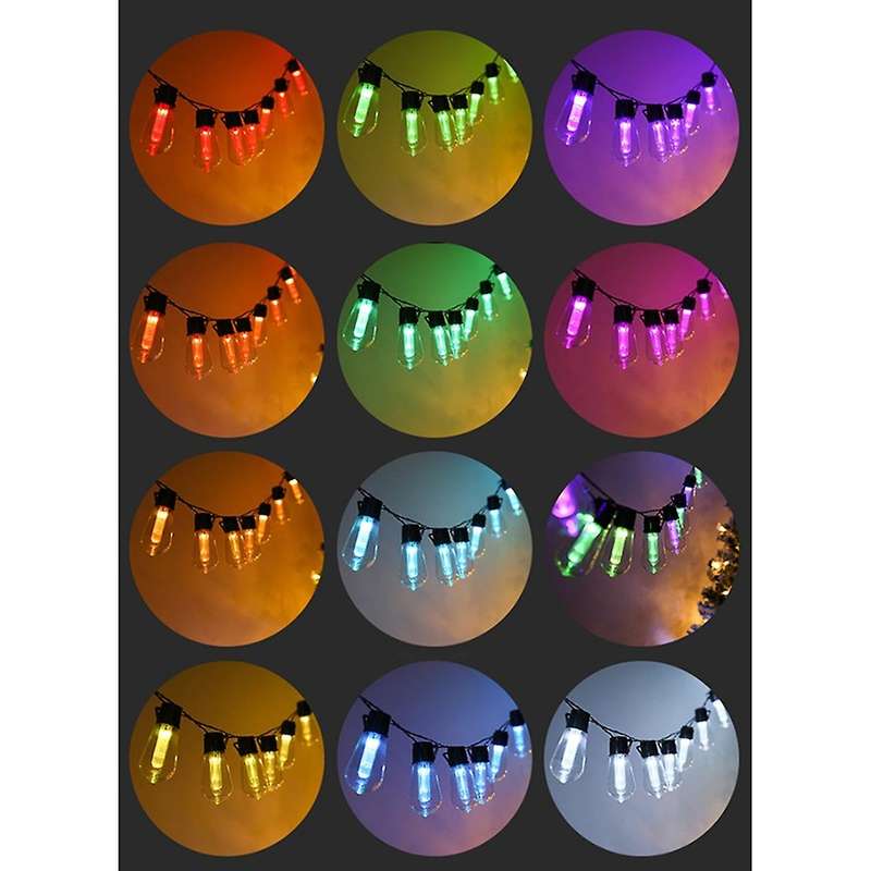 Solar Led Bubble Crystal Ball Light Garden Fairy Light(10 Lamp Usb)