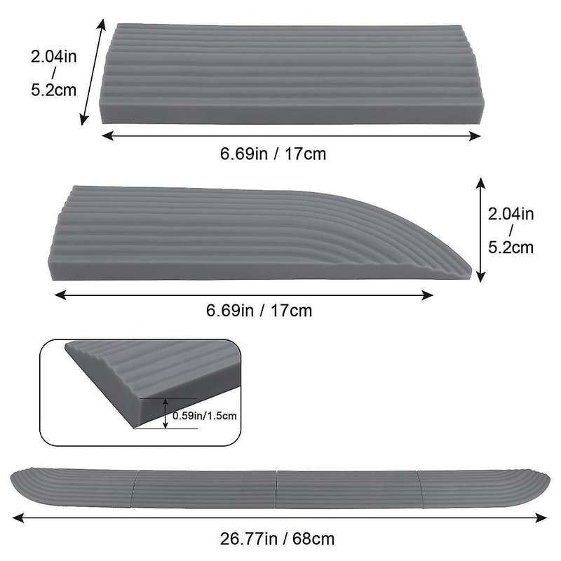 Household Threshold Bars Ramp Mat for Irobot Xiaomi Narwal Ecovacs