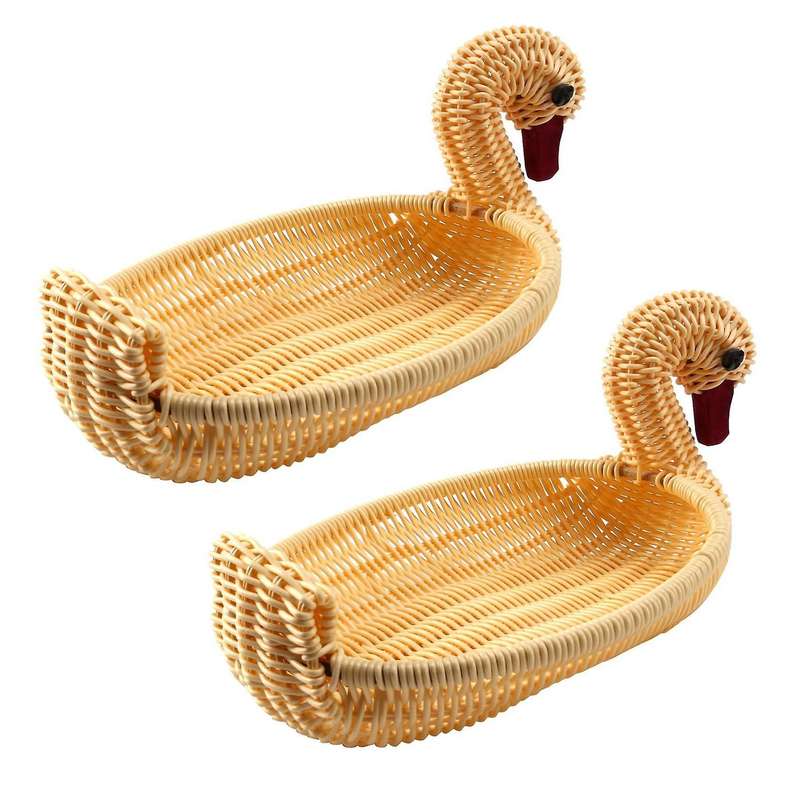 Aufbewahrungskorb Nachahmung Rattan Display-korb (28x18x18 Cm)