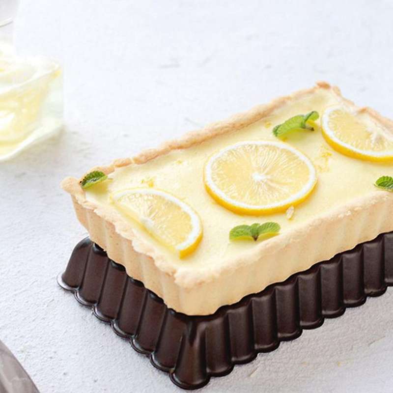 8 Pcs Non-stick Quiche Tart Pans with Removable Bottom,for Baking