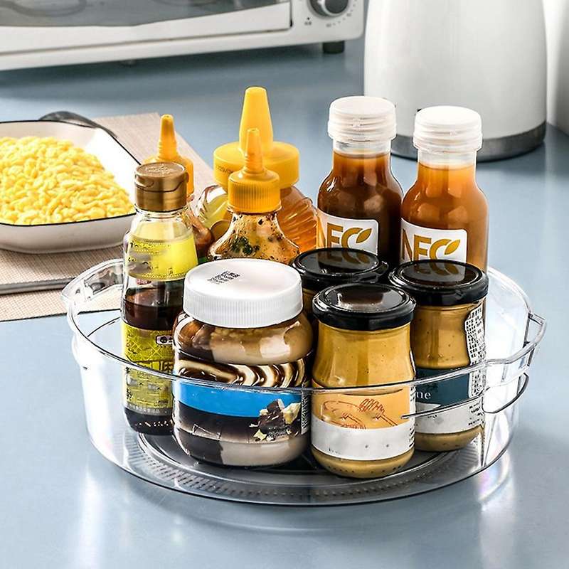 Plastic Kitchen Turntable,cupboard Organiser Turntable Revolving
