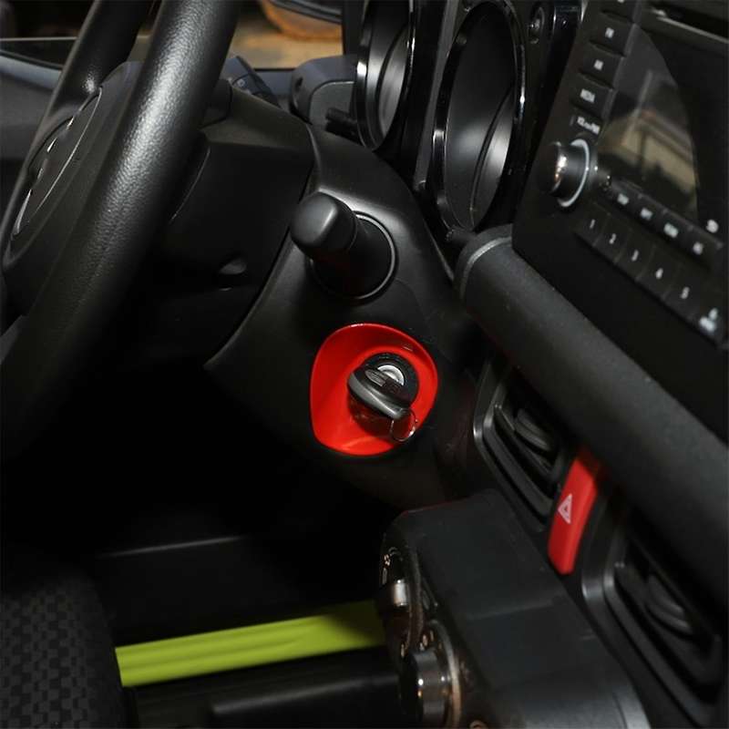 Car Key Hole Ignition Switch Decoration Cover Trim Stickers