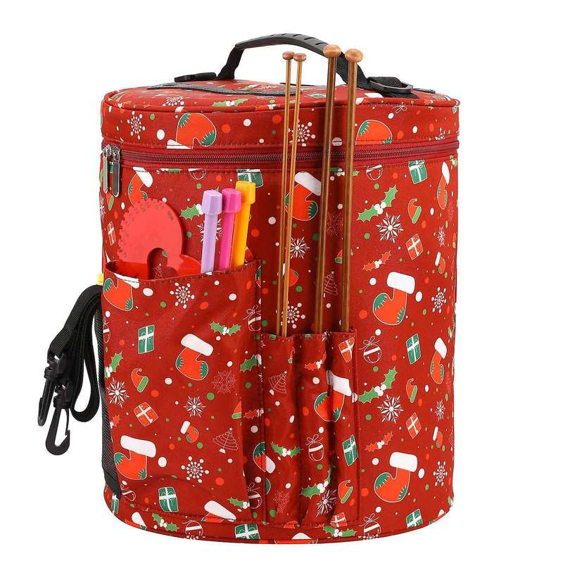 Knitting Bag Yarn Tote Storage Bag for Wool Crochet Hooks Knitting