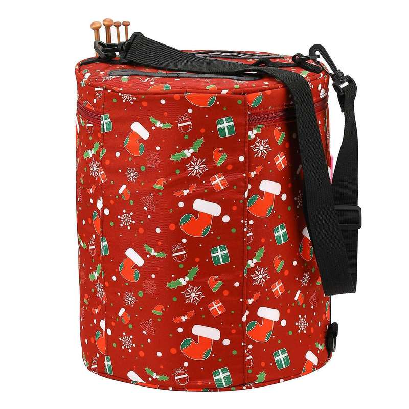 Knitting Bag Yarn Tote Storage Bag for Wool Crochet Hooks Knitting