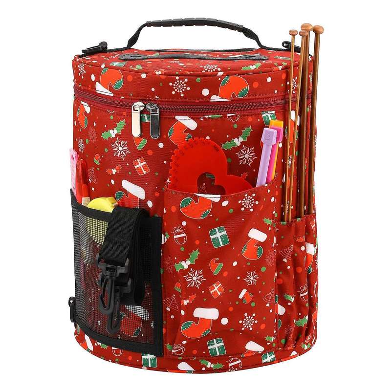 Knitting Bag Yarn Tote Storage Bag for Wool Crochet Hooks Knitting