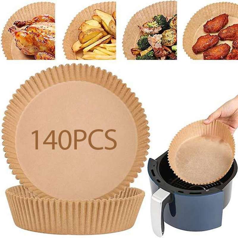 140 Pcs Air Fryer Disposable Paper Liner, for Baking, Cooking
