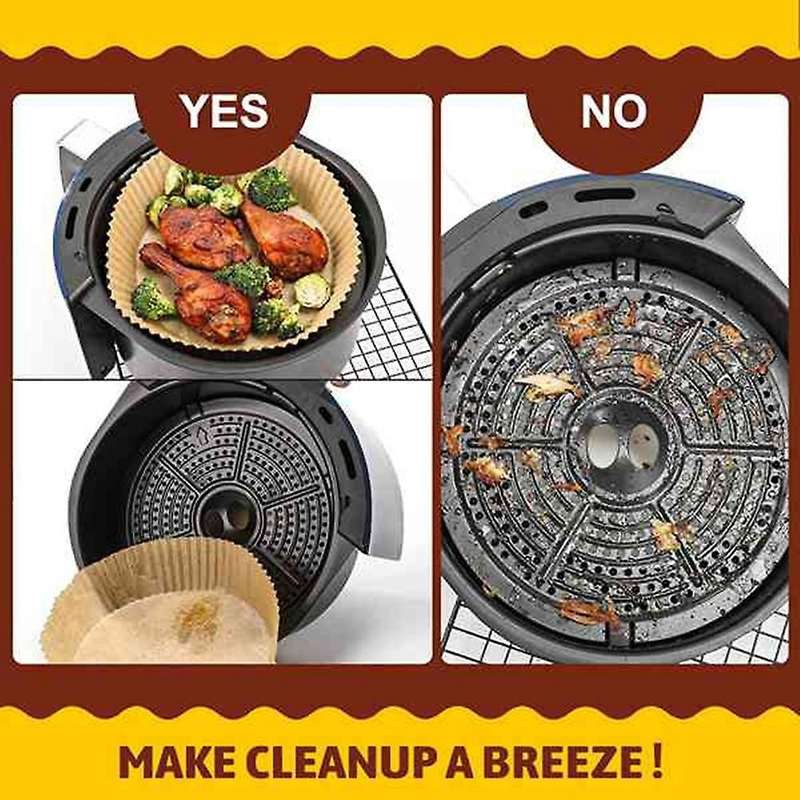 140 Pcs Air Fryer Disposable Paper Liner, for Baking, Cooking