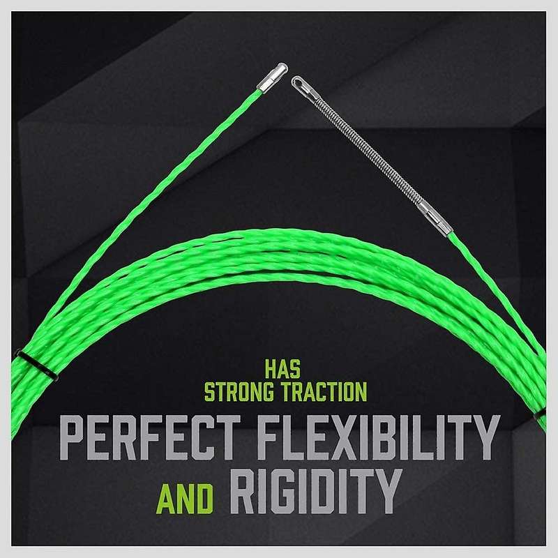 40ft12m Fish Tape Wire Puller Through Wall,threader Fish and Fish
