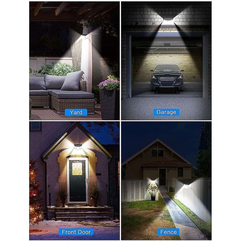 Solar Light Outdoor 310 Led Bright with Motion Sensor,3 Lighting