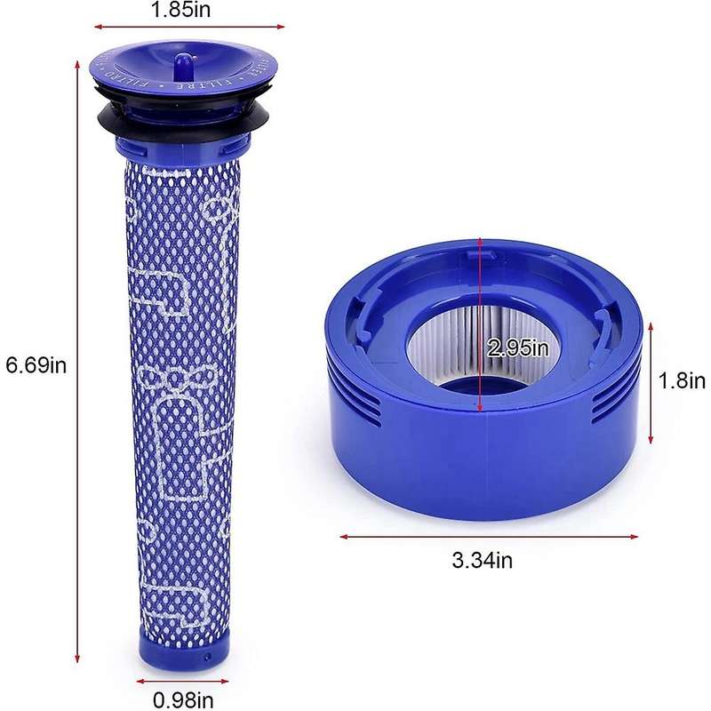 For Dyson V8 V7 Vacuum Cleaner Pre & Post Filter Kit 96566101