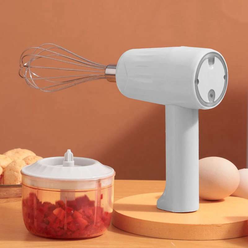 Wireless Mini Mixer Electric Food Blender Handheld Dough Mixer Green