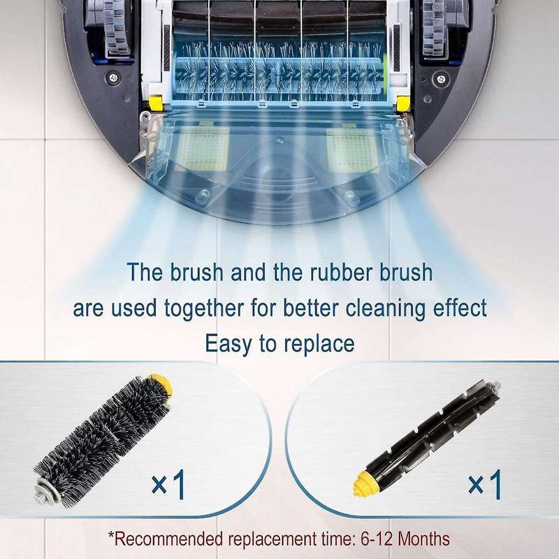 Replacement Parts Main Roller Brush Side Brush Filter for Irobot 630