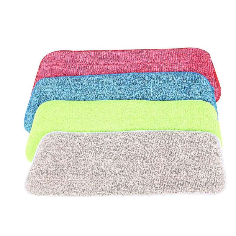 4pcs Vadrouille De Nettoyage Pour Balai Vaporisateur Lavables