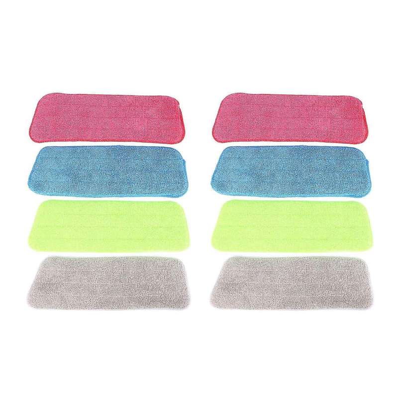 4pcs Vadrouille De Nettoyage Pour Balai Vaporisateur Lavables