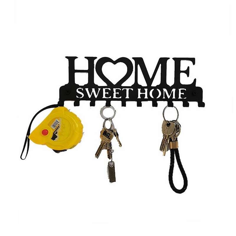 Key Holder Wall Mount Hanger Keys Hook with 10 Hooks for Kitchen