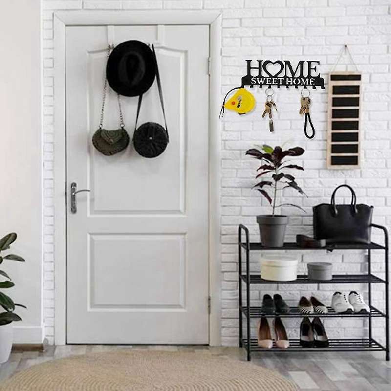 Key Holder Wall Mount Hanger Keys Hook with 10 Hooks for Kitchen