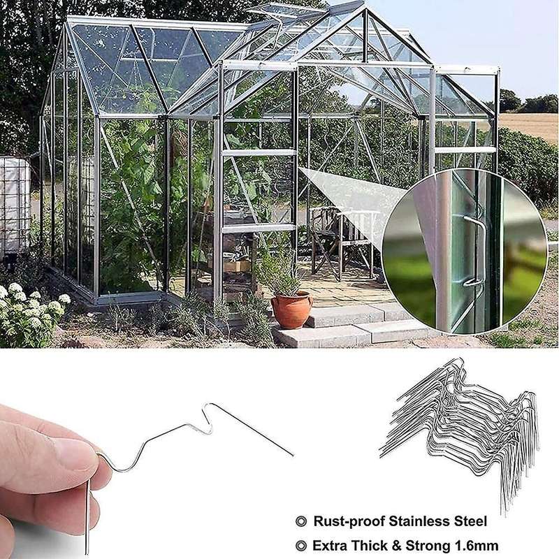 Greenhouse Clips for Glass,stainless Steel Greenhouse Glazing Clips