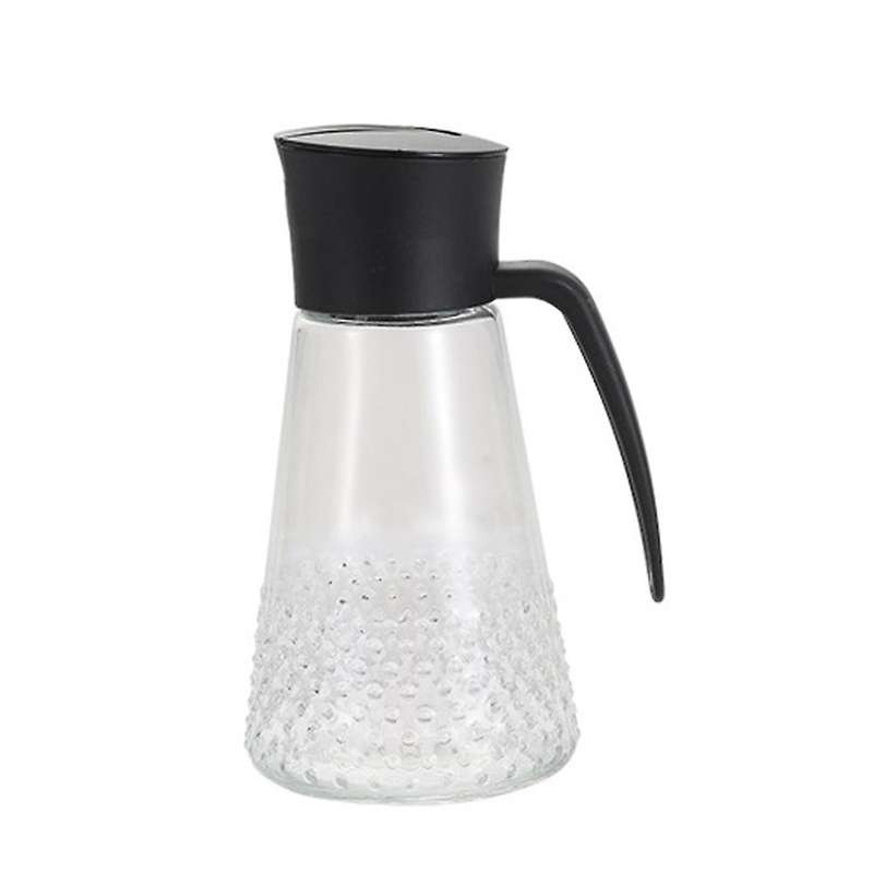 Olive Oil Bottle Oil Dispenser Seasoning Bottle for Kitchen Black