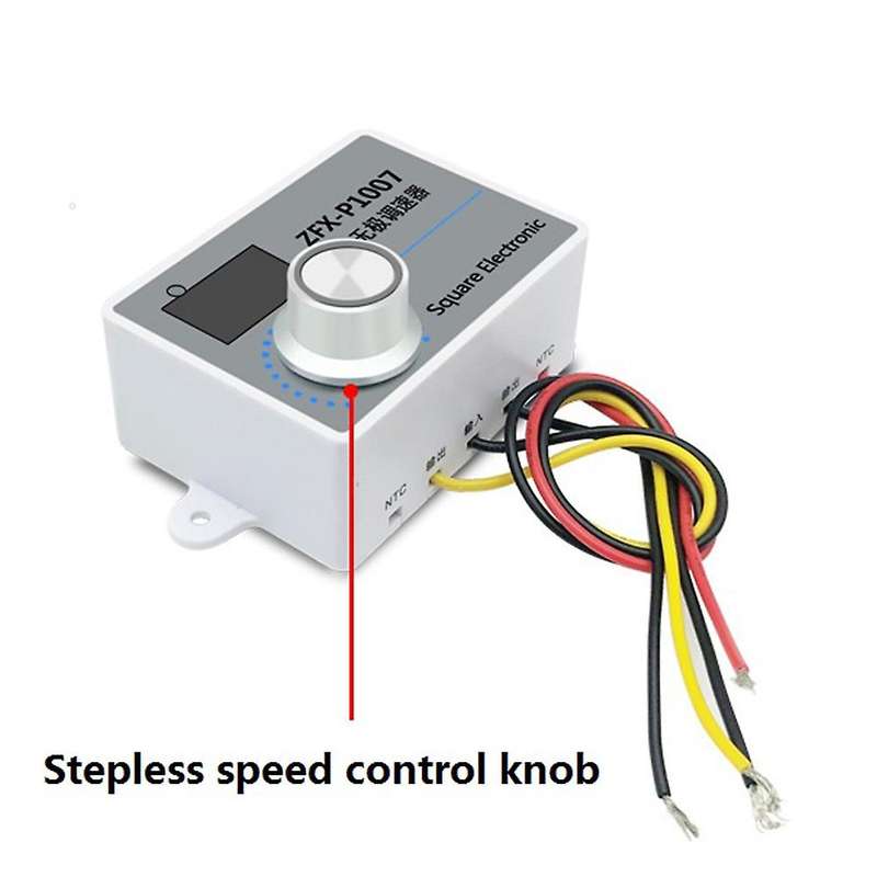 Zfx-p1007 Digital Display Speed Controller Waterproof 500w Ac 220v