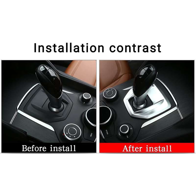 For Alfa Romeo Giulia Stelvio Center Console Gear Shift Frame