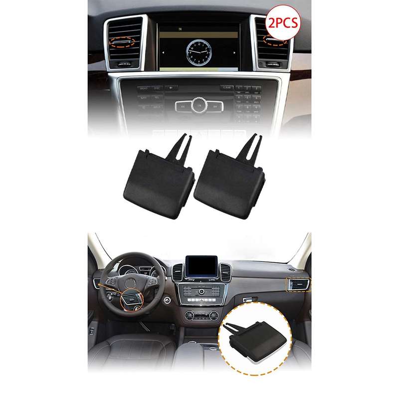 2x for Mercedes Benz Front Center Air Vent Tabs